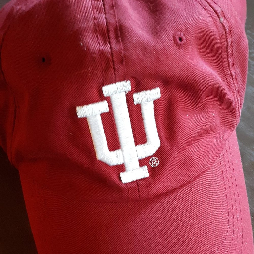 IU Hoosiers Ball Cap - Collegiate Licensed Product - Red - One Size